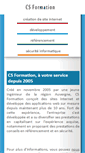 Mobile Screenshot of cs-formation.com